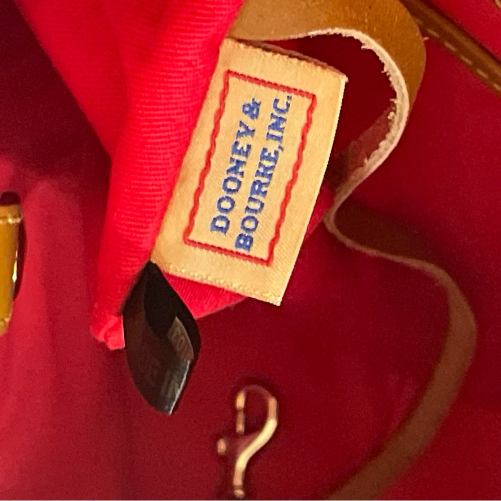 Dooney & Bourke Gold Logo Hobo Shoulder Bag - Picture 12 of 13